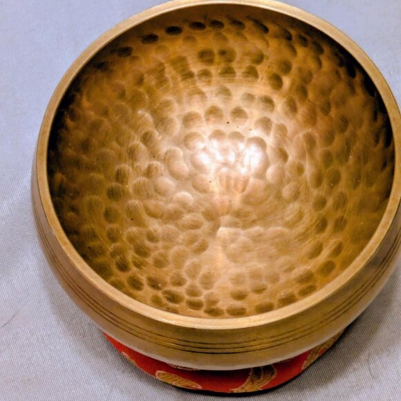 Brass Tibetan Singing Bowl - Picture 2 of 2